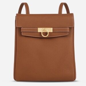 Parisa Wang Brown Leather Backpack